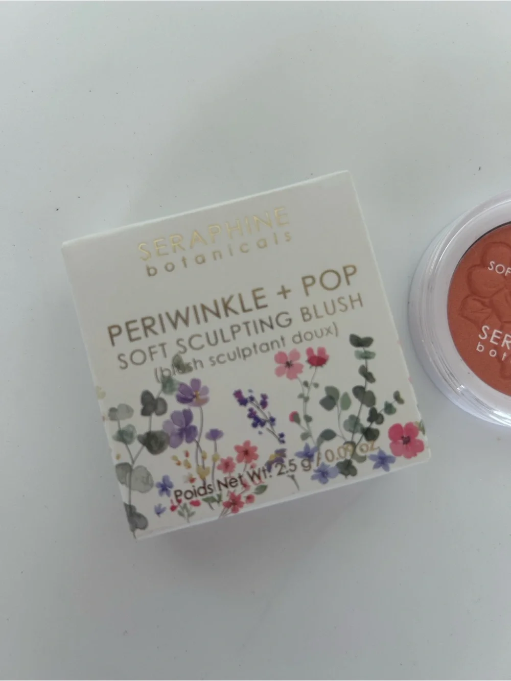 SERAPHINE Botanicals Soft Sculpting Blush in Coral Mist NWT